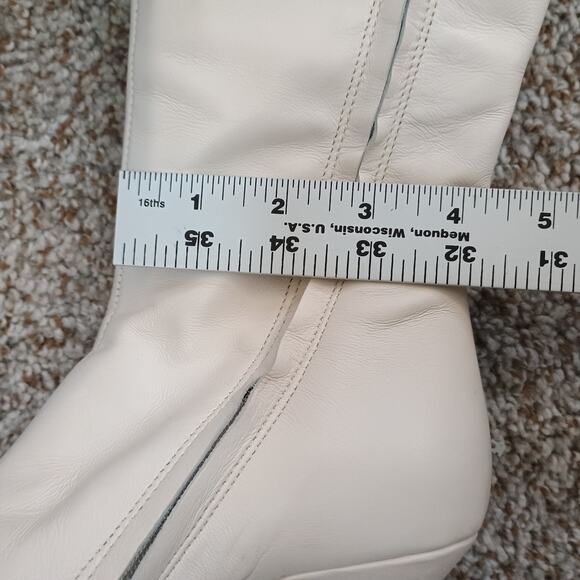 Zigi Ivara White Knee High Women's Boots Narrow Calf Size 36 / US 5.5-6 - Picture 7 of 16